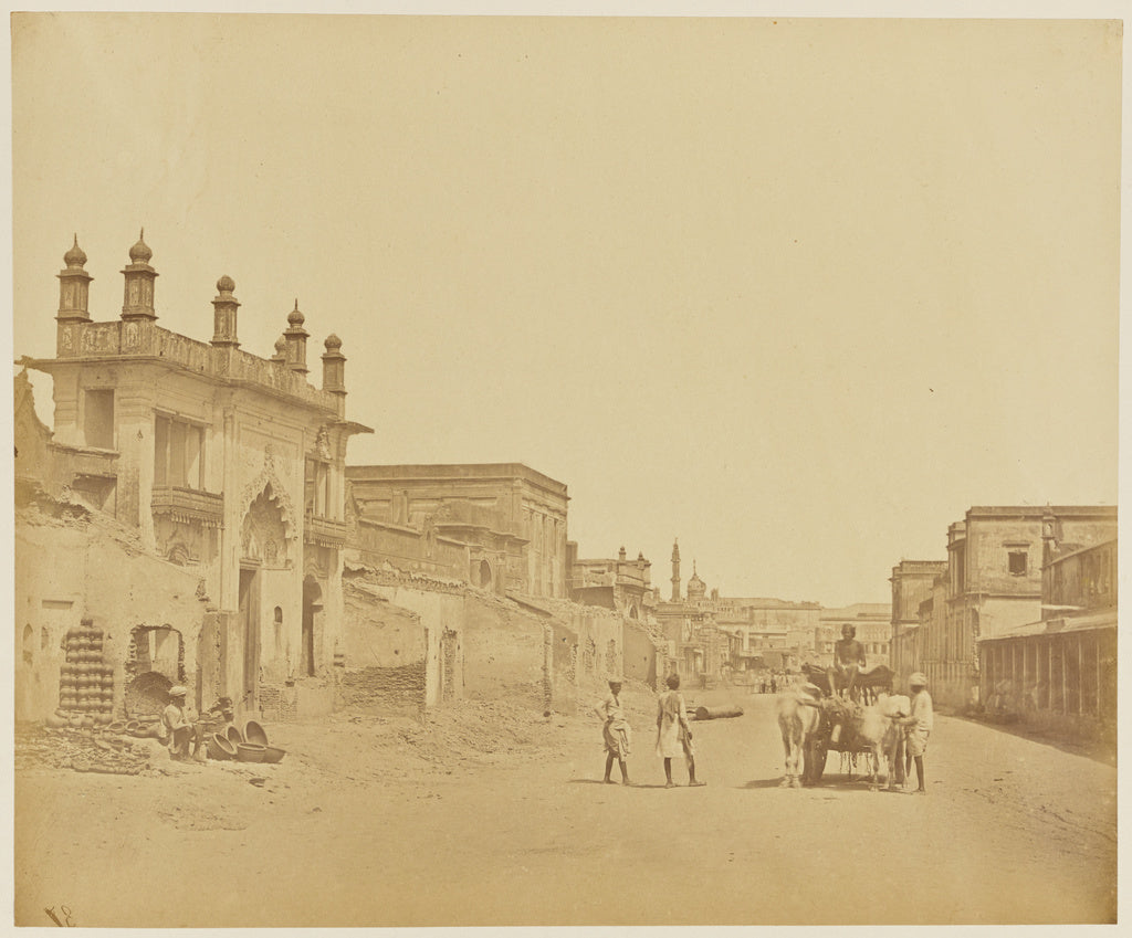 Felice Beato:[Road in Which General Sir Henry Havelock Enter, Poster Print Wall Art