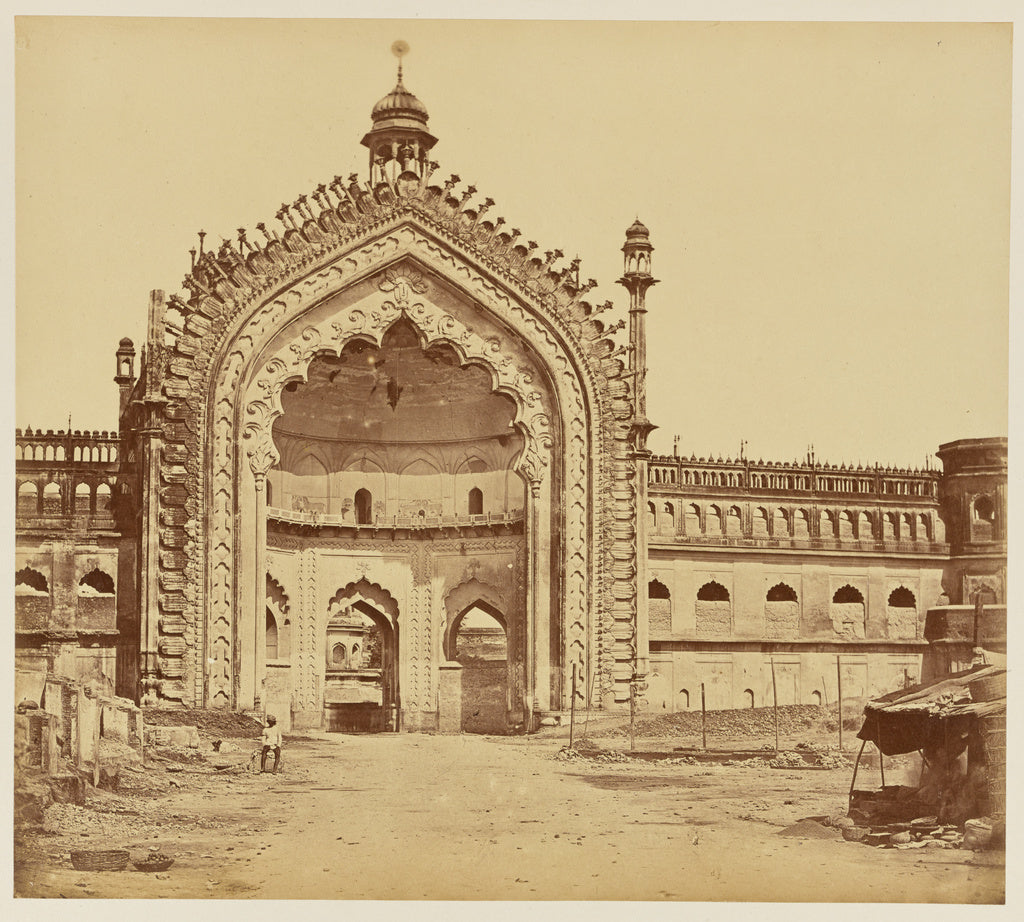 Felice Beato:[The Rounee Dunvaya or Gateway of Constantinopl, Poster Print Wall Art