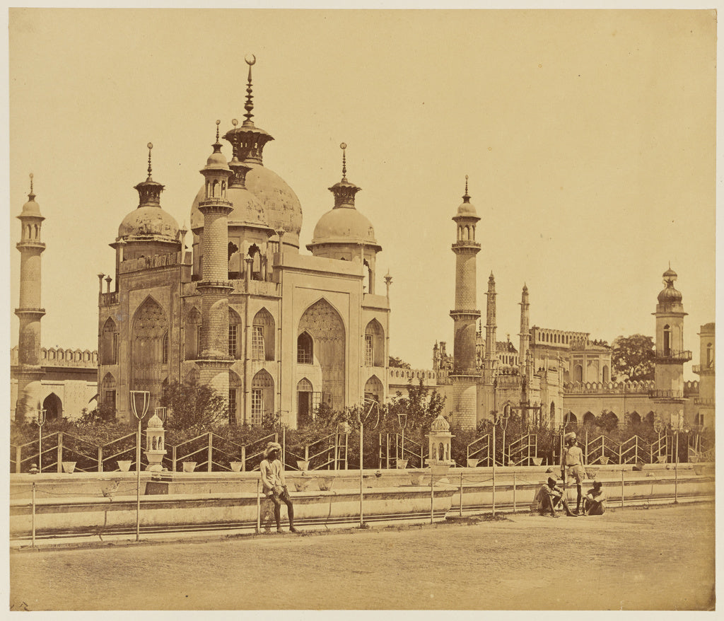 Felice Beato:[Mosque in the Interior of the Hosainabad Emamb, Poster Print Wall Art