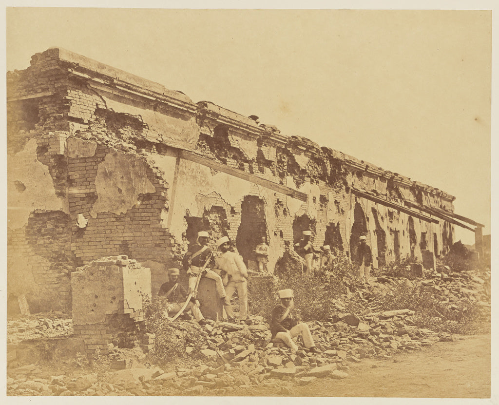 Felice Beato:[General Wheeler's Entrenchment At Cawnpore], Poster Print Wall Art