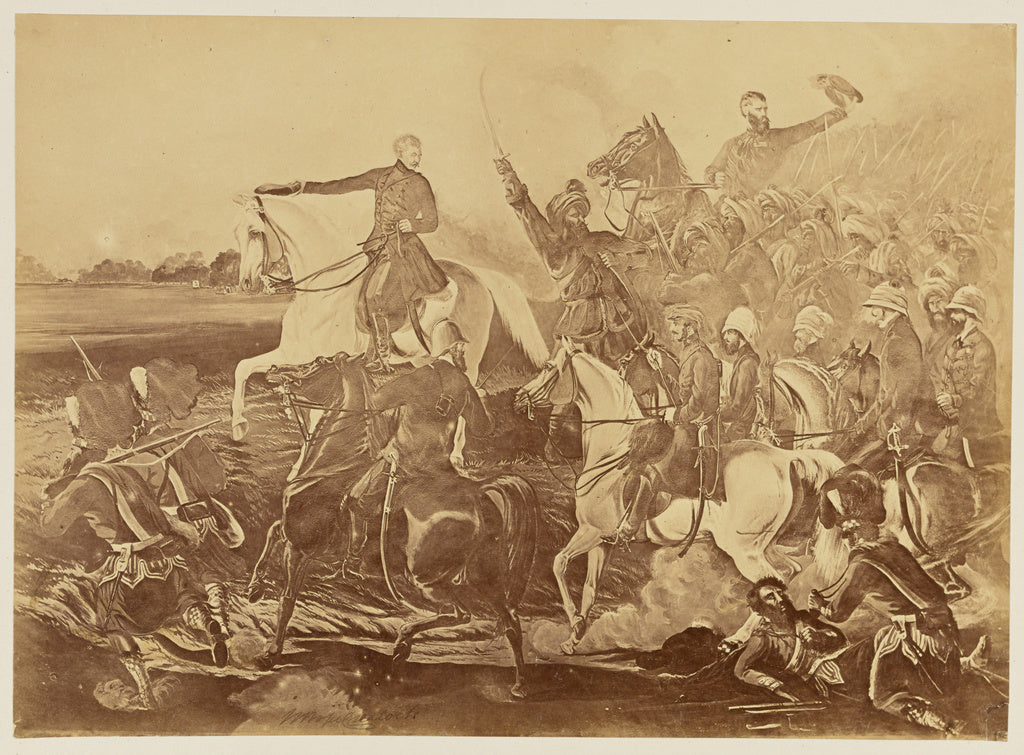 Felice Beato:[Copy Photograph of a Painting by Henry Hope Cr, Poster Print Wall Art