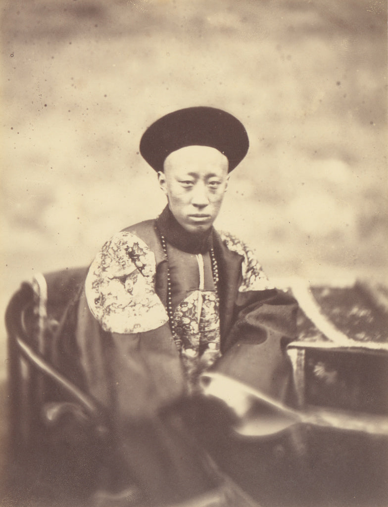 Felice Beato:Portrait of Prince Kung, Brother of the Emperor, Poster Print Wall Art