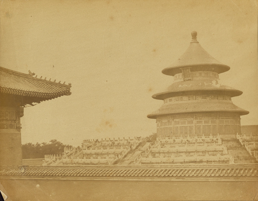 Felice Beato:[Temple of Heaven, Pekin], Poster Print Wall Art