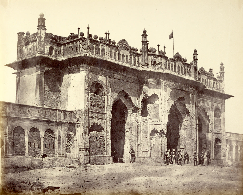 Felice Beato:[Gateway of the Small Emambara], Poster Print Wall Art