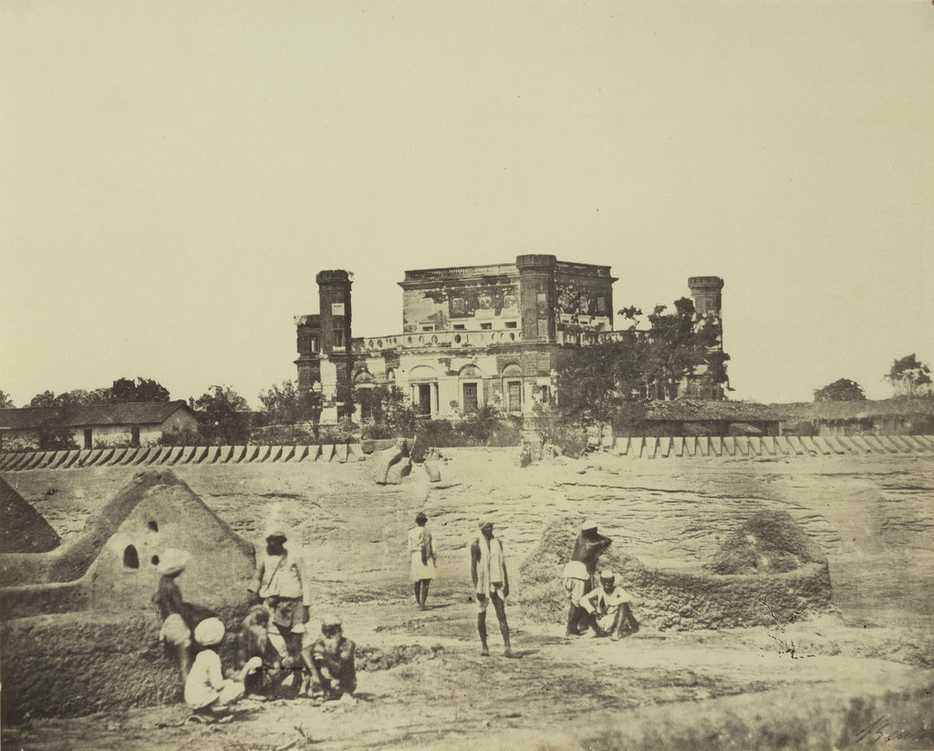 Felice Beato:[The Mess House, Showing the Fortifications], Poster Print Wall Art