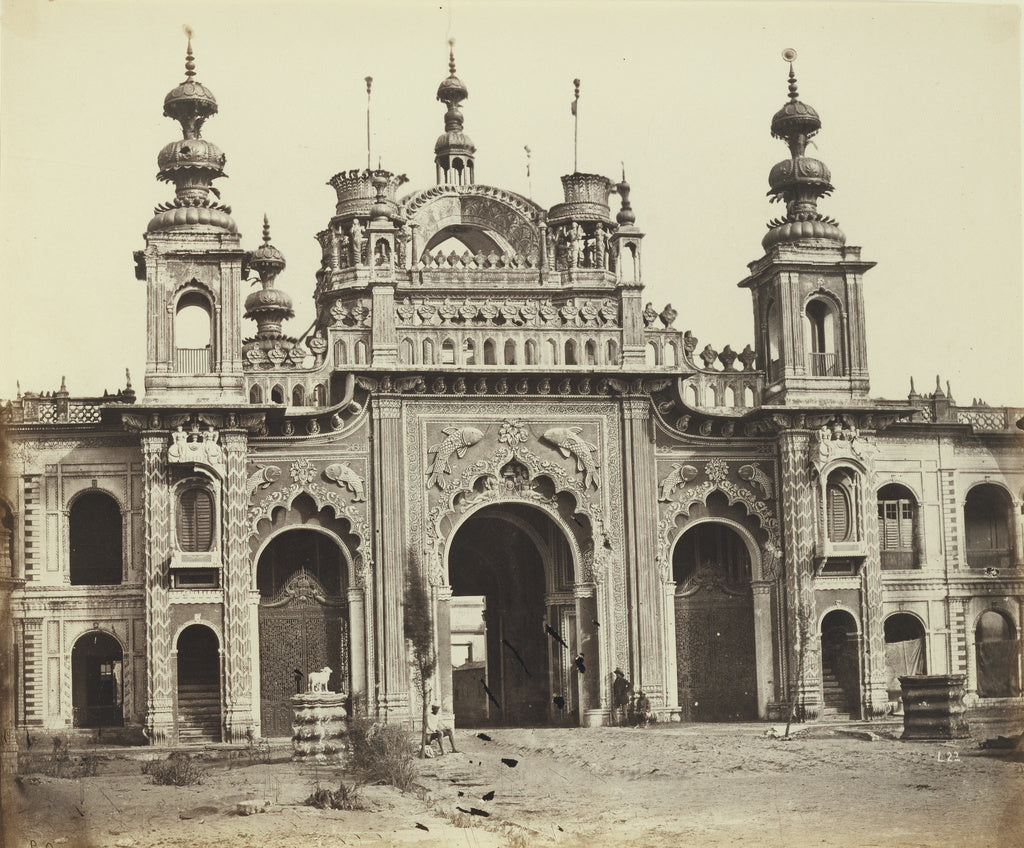 Felice Beato:[The Great Gateway of the Kaiserbagh], Poster Print Wall Art
