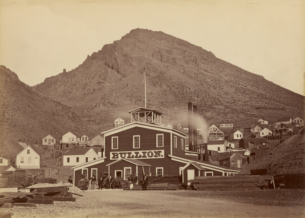 Carleton Watkins:[The Bullion Mine, Virginia City, Nevada],16x12"(A3)Poster