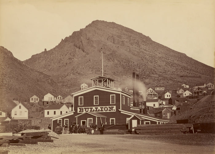 Carleton Watkins:[The Bullion Mine, Virginia City, Nevada],16x12