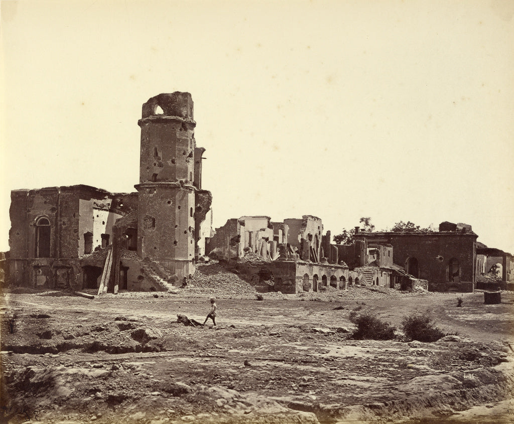 Felice Beato:[The Residency, Taken from the Redan Battery], Poster Print Wall Art