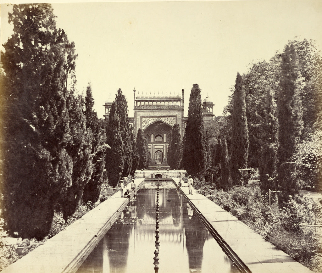Felice Beato:[Gateway of the Taj Mahal], Poster Print Wall Art