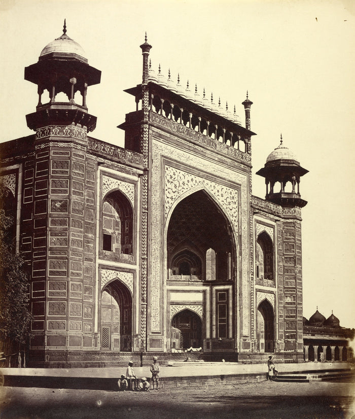 Felice Beato:[The Gateway of the Taj Mahal],16x12