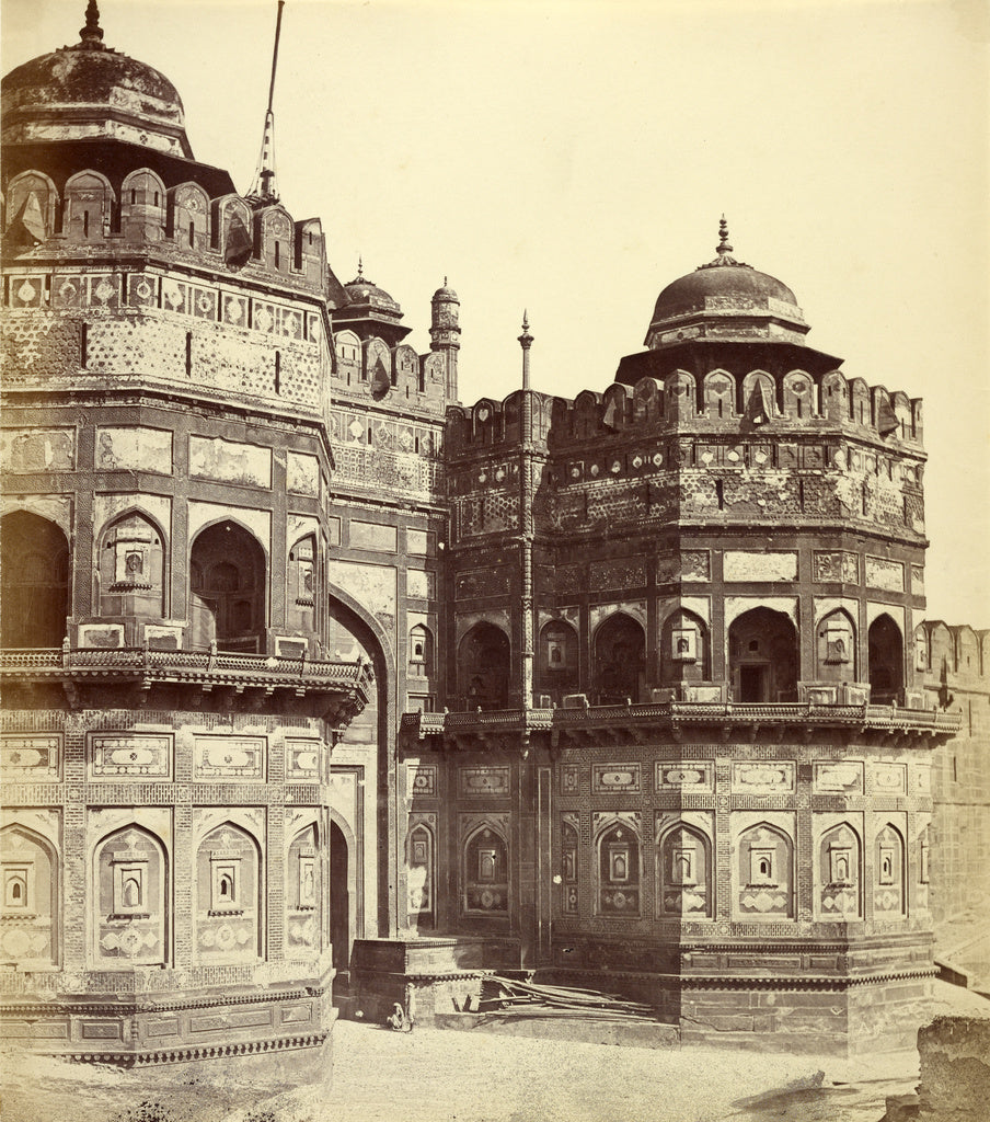 Felice Beato:[Dehli Gate of the Agra Fort], Poster Print Wall Art