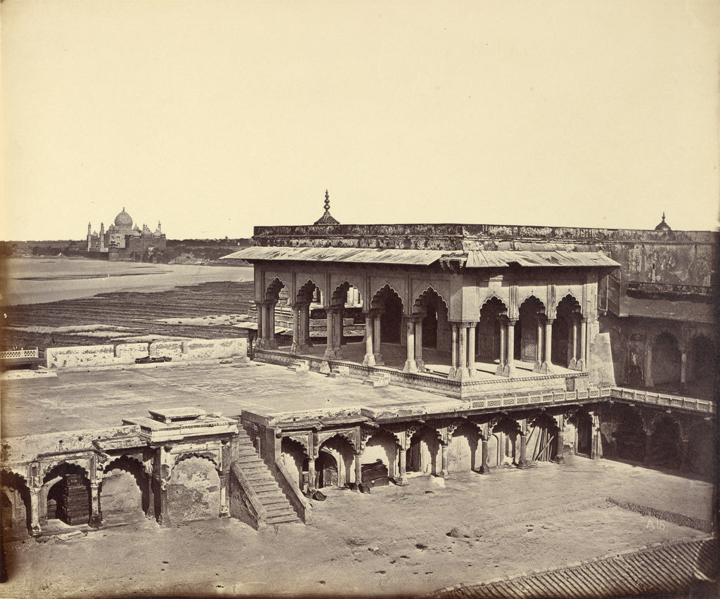 Felice Beato:[Dewar Khans in the Fort Agra], Poster Print Wall Art