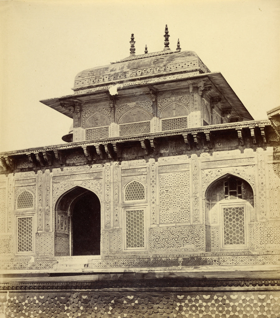Felice Beato:[Entrance to Itmad-ud-Daulah's Tomb], Poster Print Wall Art