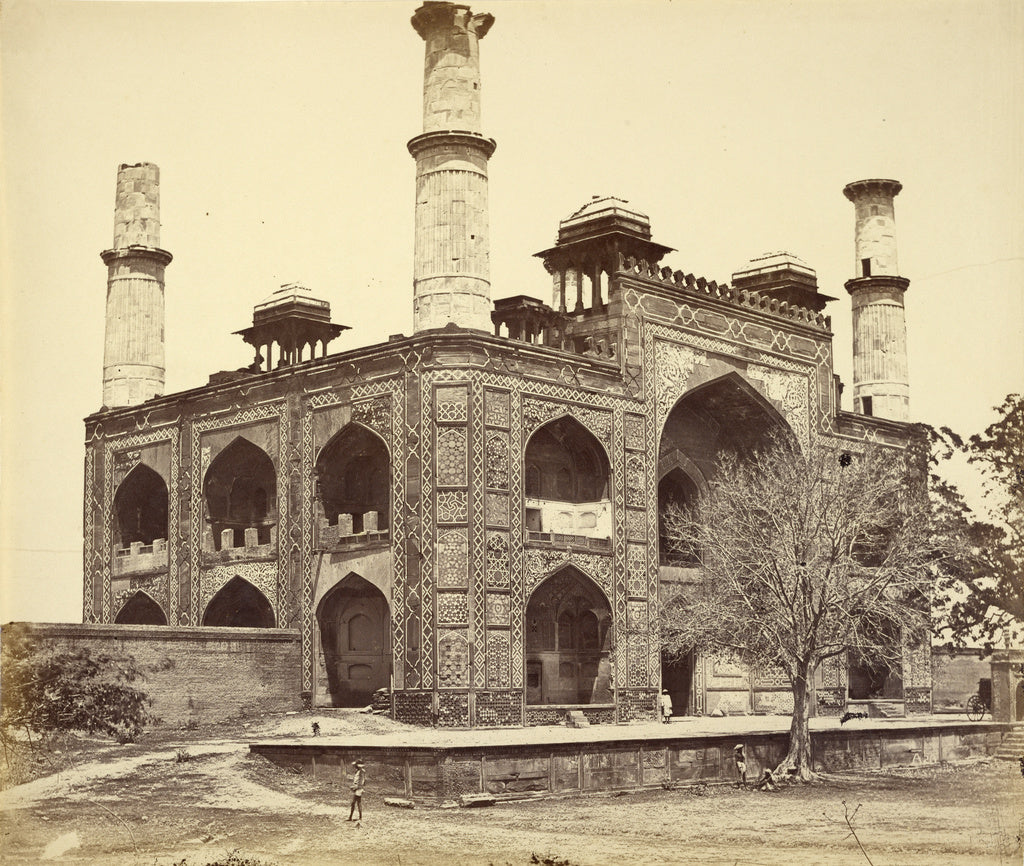 Felice Beato:[Gateway of Akbar's Tomb, Secundra], Poster Print Wall Art