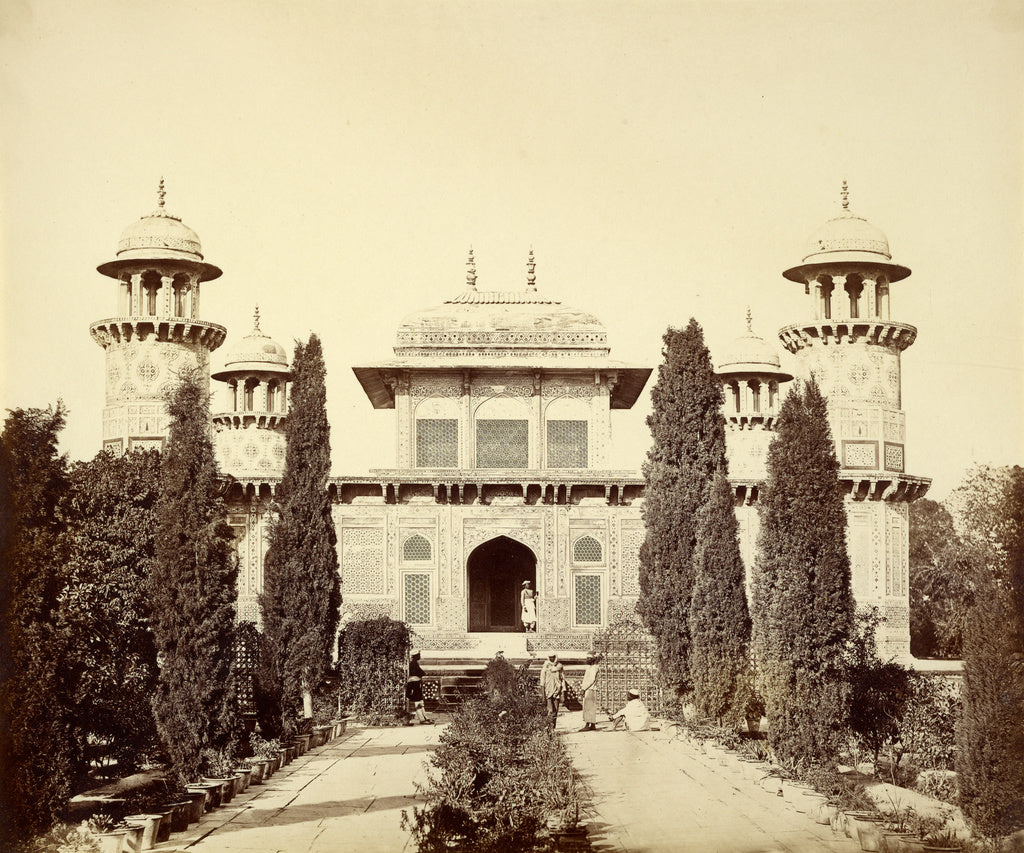 Felice Beato:[Tomb of Itmad-ud-Daulah at Agra], Poster Print Wall Art