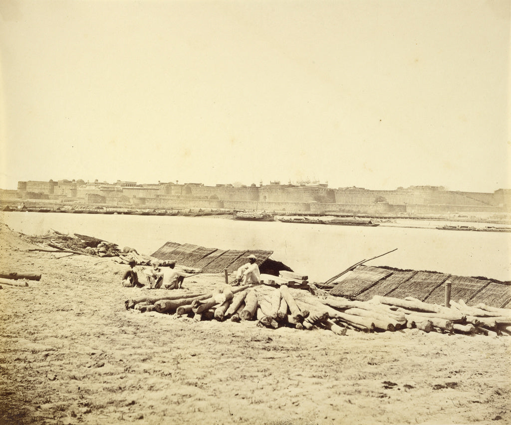 Felice Beato:[The Agra Fort from Across the Jumna River],16x12"(A3)Poster