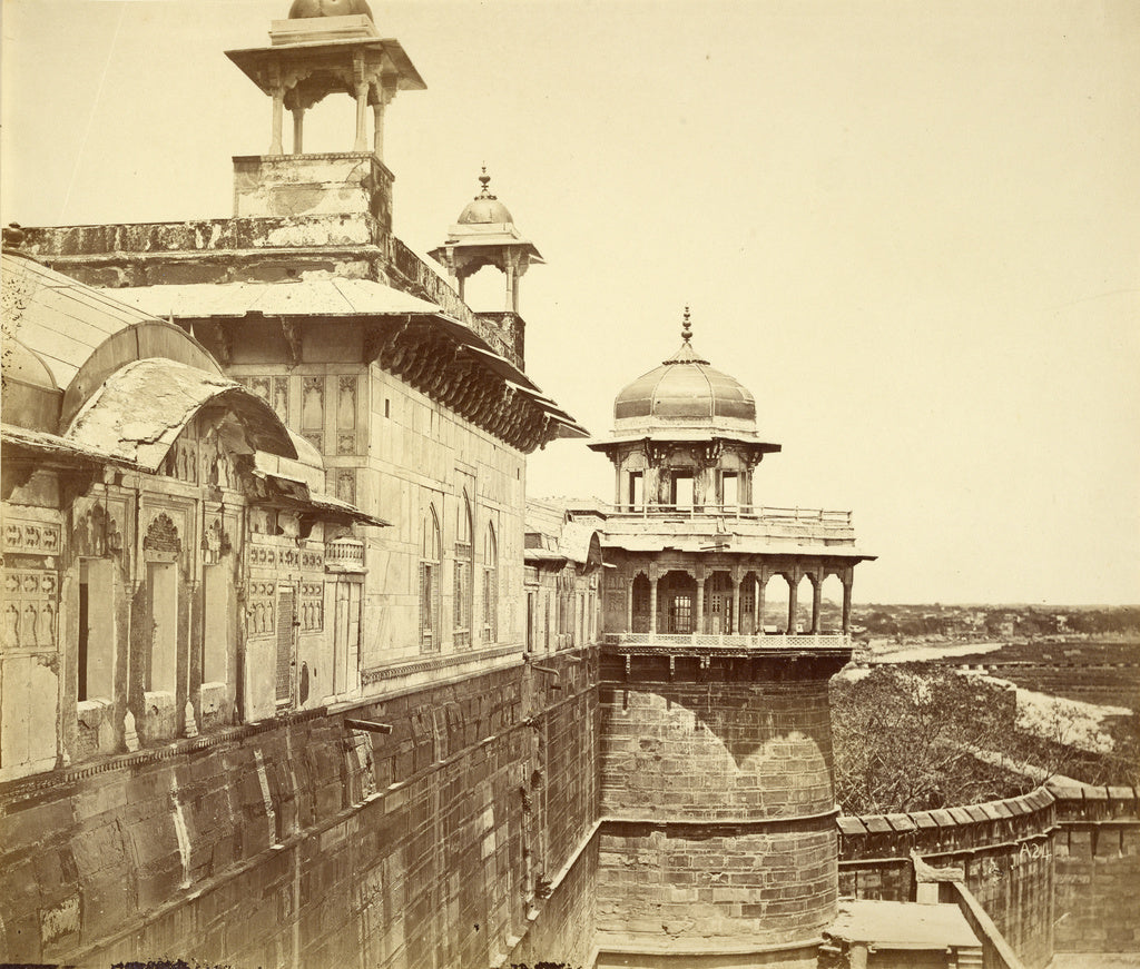 Felice Beato:[Summum Bourg in the Fort Agra], Poster Print Wall Art