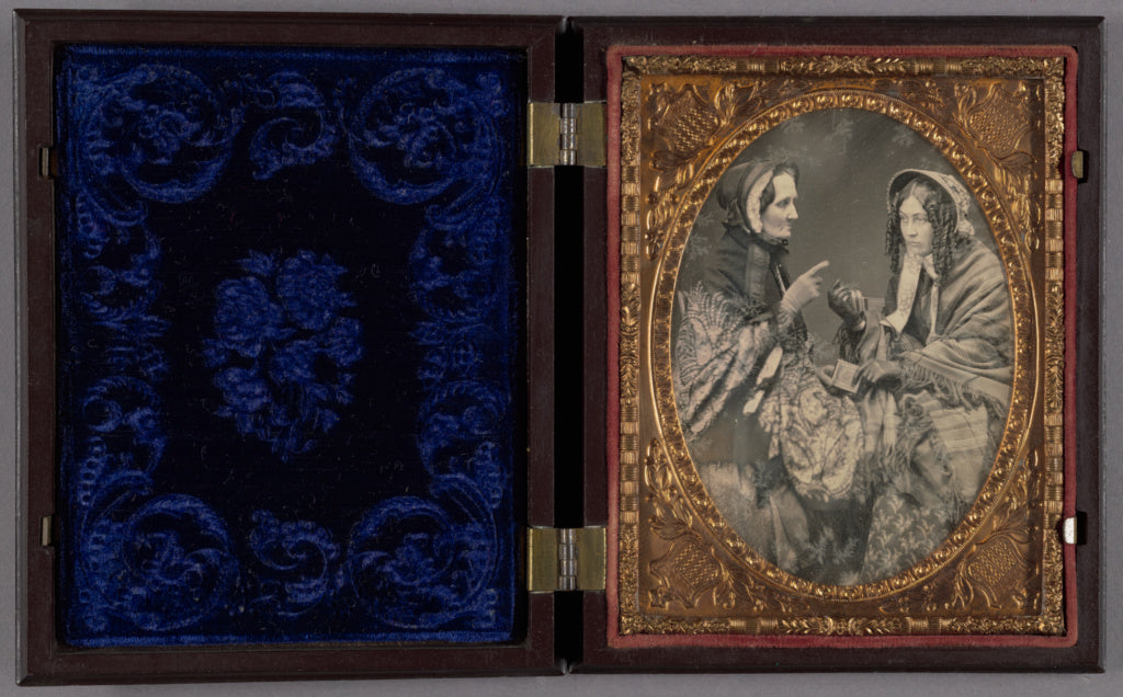 Unknown maker, American:[Portrait of Two Actresses], Poster Print Wall Art