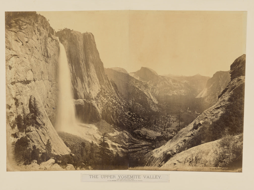 Carleton Watkins:[The Upper Yosemite Valley. View from Eagle,16x12"(A3)Poster