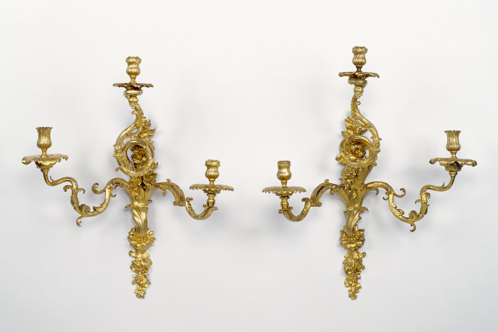 André-Charles BoulleAttributed to:Pair of Wall Lights, Poster Print Wall Art