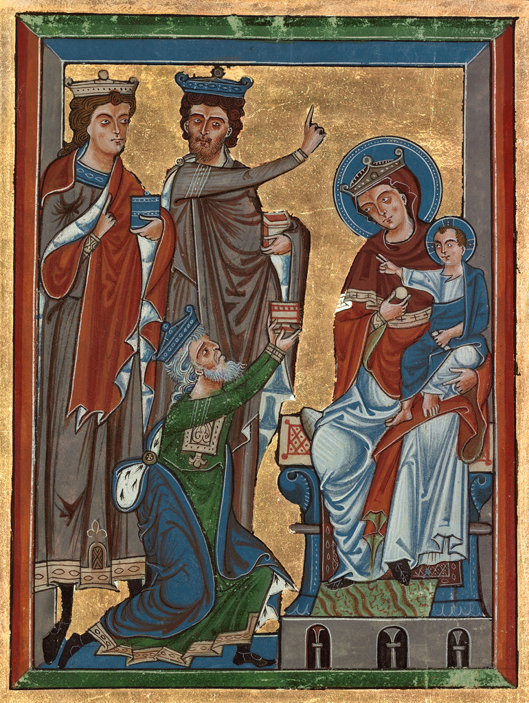 Unknown:Miniature from a Psalter,16x12"(A3)Poster