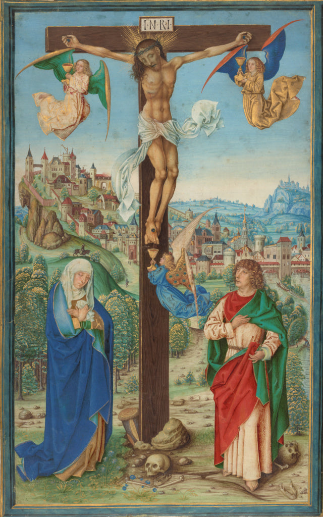 Unknown:Miniature, Possibly from a Manuscript, Poster Print Wall Art
