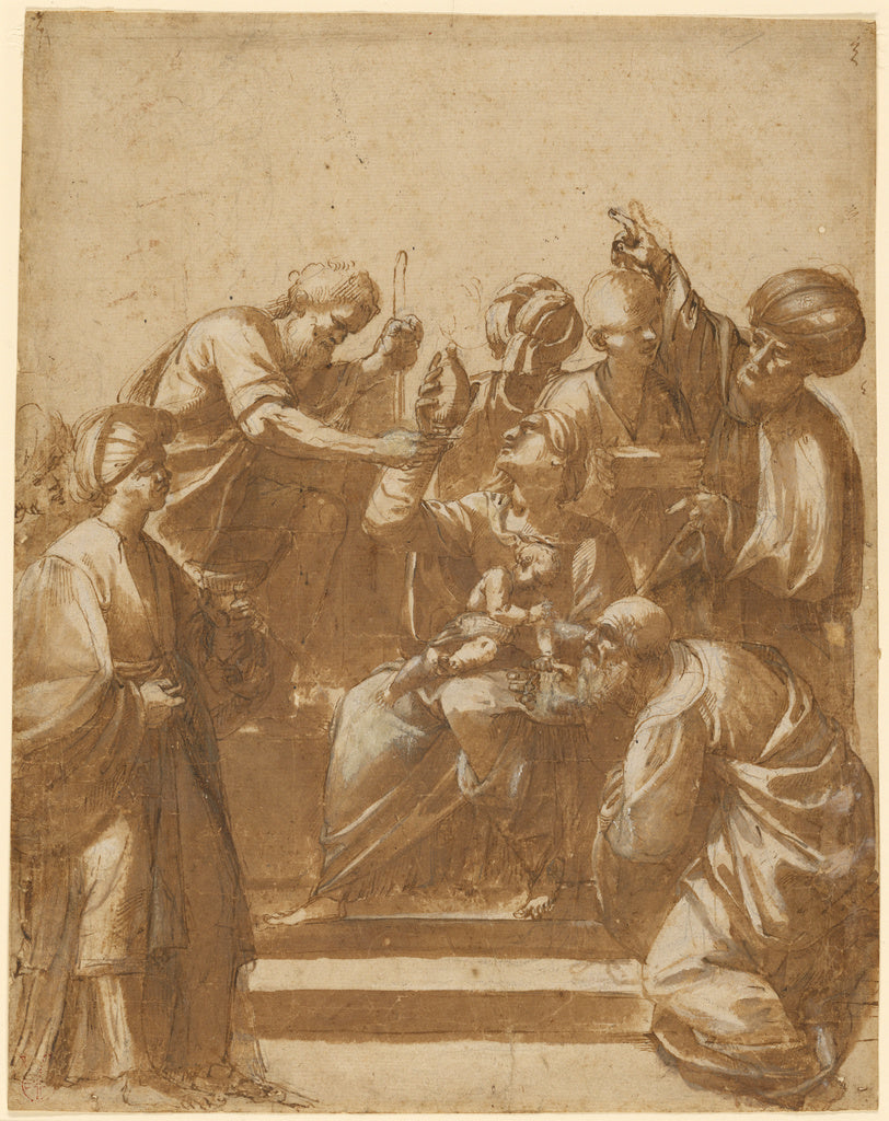 Jusepe de RiberaAttributed to:Adoration of the Magi,16x12"(A3)Poster