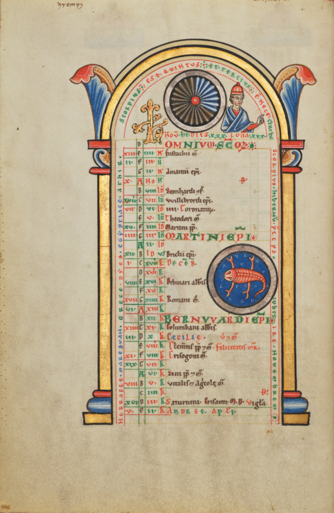 Unknown:Jupiter (?); Zodiacal Sign of Scorpio, Poster Print Wall Art