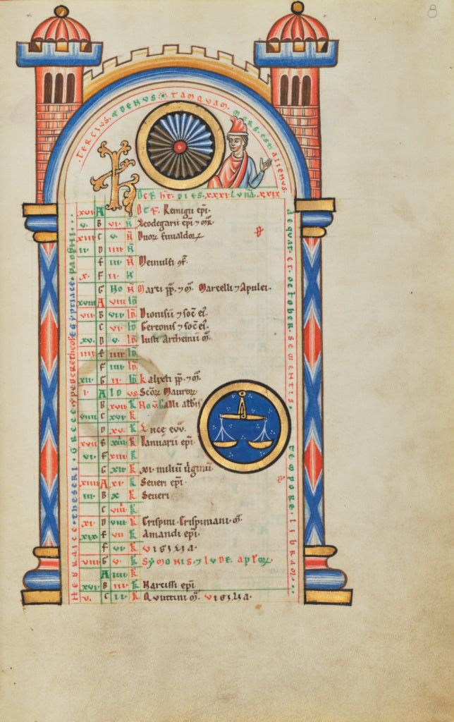 Unknown:Domitian (?); Zodiacal Sign of Libra, Poster Print Wall Art