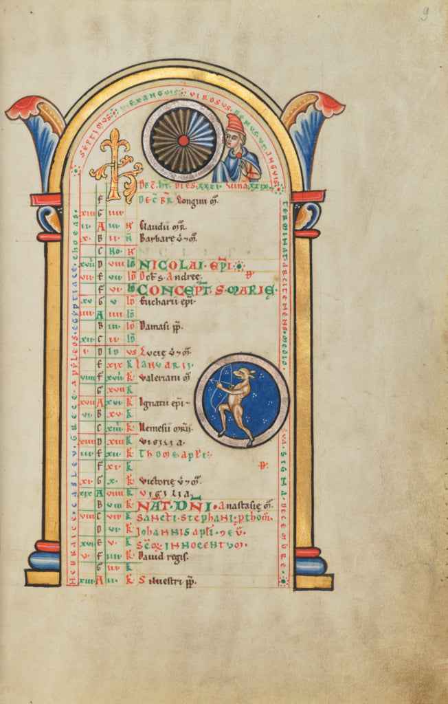 Unknown:A Youth; Zodiacal Sign of Sagittarius, Poster Print Wall Art