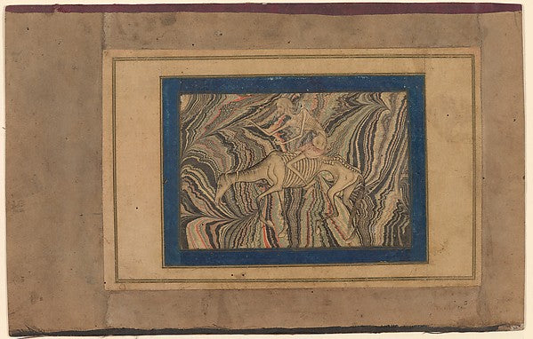 :Ascetic Riding a Nag mid-17th century-16x12"(A3) Poster