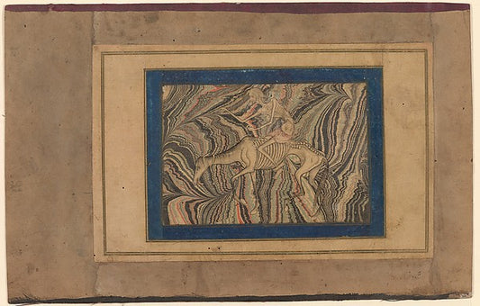 :Ascetic Riding a Nag mid-17th century-16x12"(A3) Poster