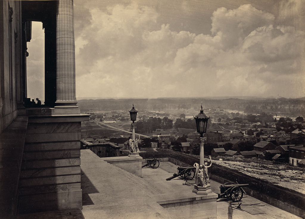 George N. Barnard:Nashville from the Capitol, Poster Print Wall Art