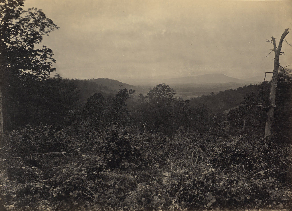 George N. Barnard:Mission Ridge Scene of Sherman's Attack, Poster Print Wall Art