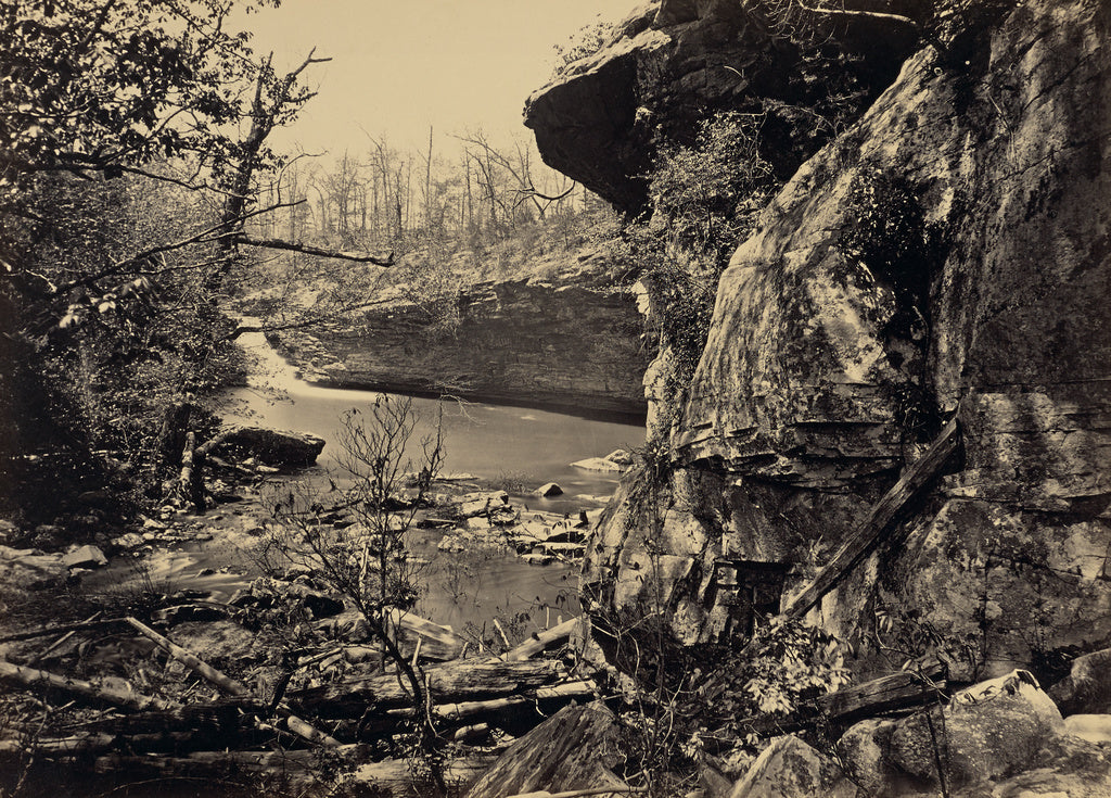 George N. Barnard:Lu-La Lake Lookout Mountain, Poster Print Wall Art