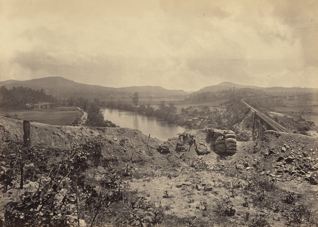 George N. Barnard:Allatoona from the Etawah, Poster Print Wall Art