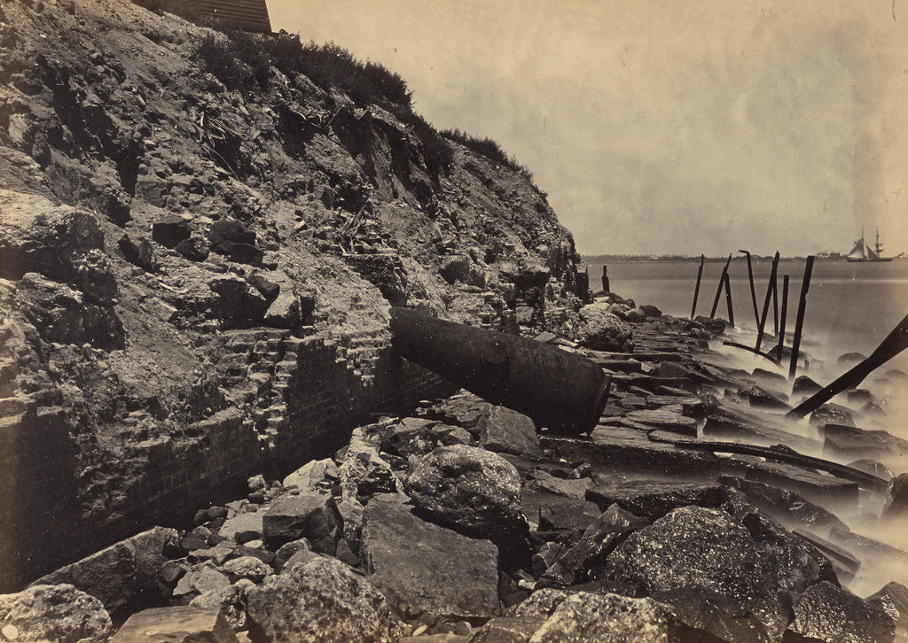George N. Barnard:Exterior View of Fort Sumpter,16x12"(A3)Poster