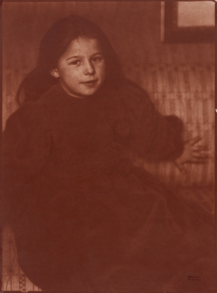 Heinrich Kühn:Portrait of Lotte,16x12"(A3)Poster