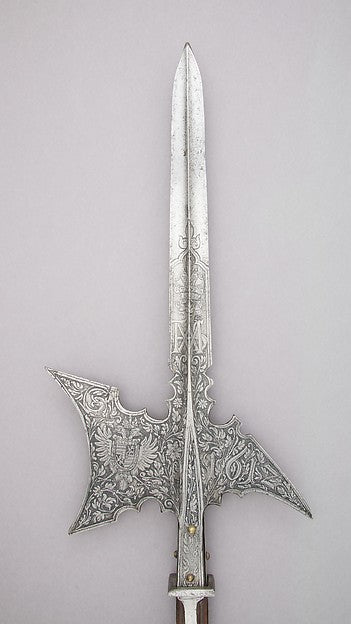 Halberd dated 1612,  Poster Print Wall Art