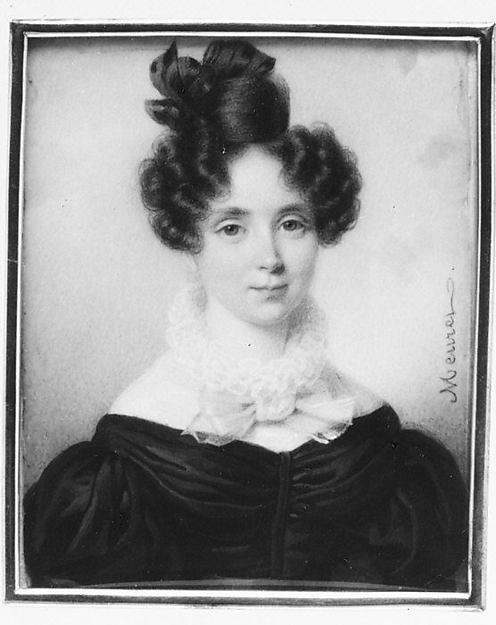François Meuret:Portrait of a Woman Said to Be Marie de Maut-16x12"(A3) Poster