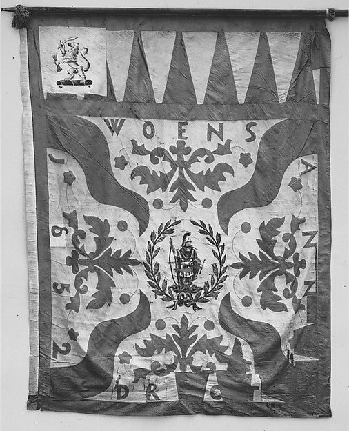 Banner dated 1652,  Poster Print Wall Art