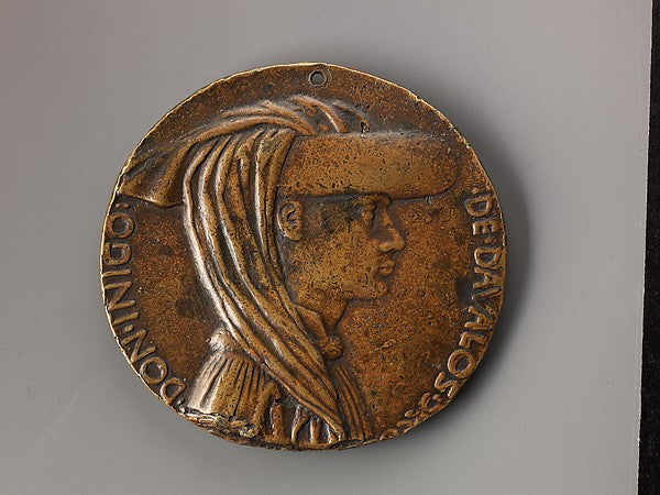 Pisanello:Medal: Don Inigo d'Avalos model c1449–50 -16x12"(A3) Poster