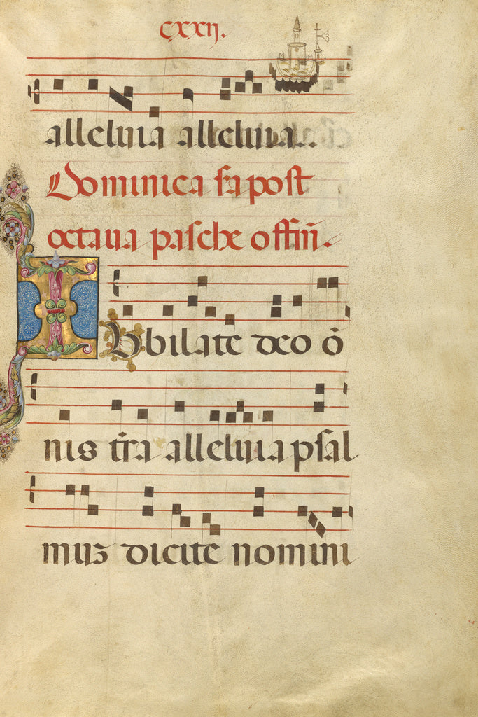 Unknown:Decorated Initial J, Poster Print Wall Art