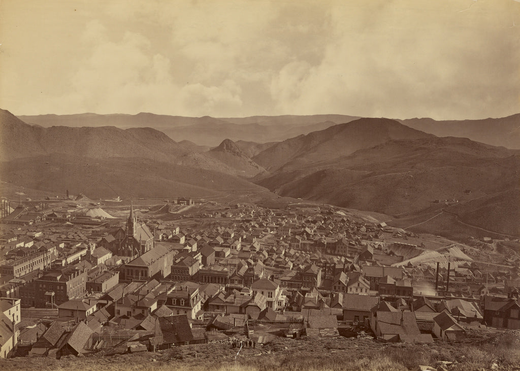 Carleton Watkins:[Virginia City, Nevada], Poster Print Wall Art