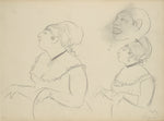 Edgar Degas:Sketches of Café Singers,16x12"(A3)Poster