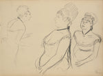 Edgar Degas:Three Sketches,16x12"(A3)Poster