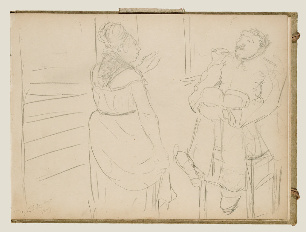 Edgar Degas:Brothel Scene,16x12"(A3)Poster