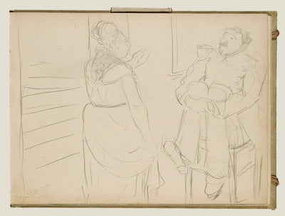 Edgar Degas:Brothel Scene,16x12"(A3)Poster