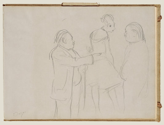 Edgar Degas:Sketches of a Ballet Master,16x12"(A3)Poster